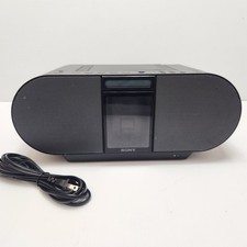 Sony ZS-S4iP Personal Audio System CD Player AM/FM Radio iPod Dock AUX Read