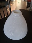 Vtg CORNING 820120 Milk Glass Stiffel or Torchiere Lamp Shade Diffuser 8 inches