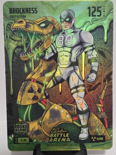 2025 Bo Jackson Battle Arena Brockness Slime Glow 1st Edition SL90 Brock Bowers
