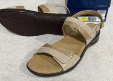 SAS Nudu Golden 9.5 Wide Women's Sandal New In Box Save Big Free Shipping