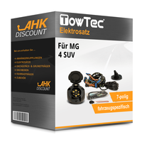 für MG 4 SUV 07.2022-06.2023 Towtec E-Satz 7Polig Fahrzeugspezifisch Neuware