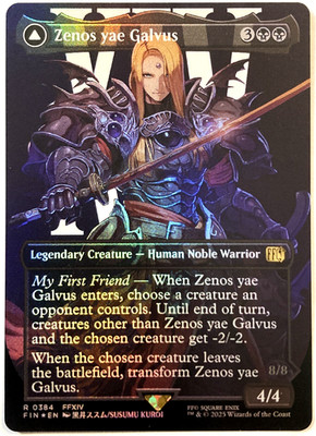 MTG Zenos yae Galvus (Borderless Foil) Final Fantasy 384 NM