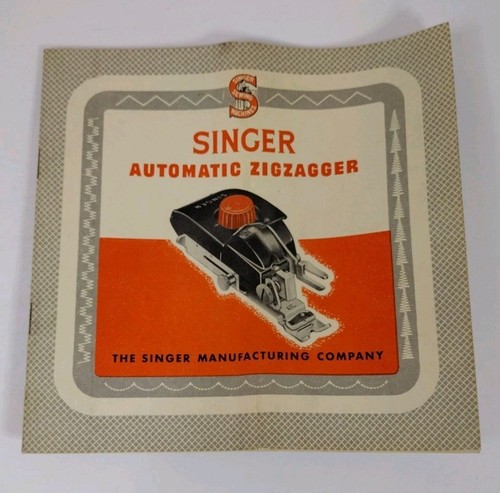 Vintage Singer Automatic Zigzagger 161102 With Manual In Box - Picture 5 of 12