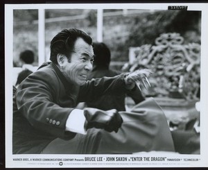 ENTER the DRAGON Original 1973 8 x 10 Martial Arts Action Still SHIH KIEN vv