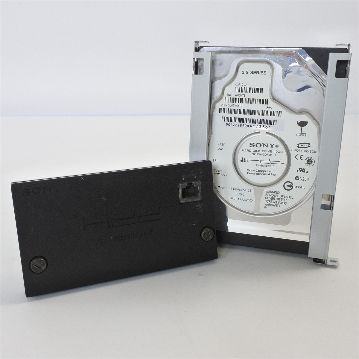 PS2 SONY HARD DISK DRIVE 40GB SCPH-20401 wz SCPH-10350 For