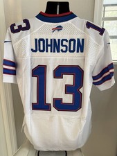 Brand New Stevie Johnson #13 White Nike NFL jersey Size 44