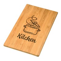 KüChenbrett KäSebrett Schneidebrett Servierbrett 50X28Cm Bambus Braun Praktisch
