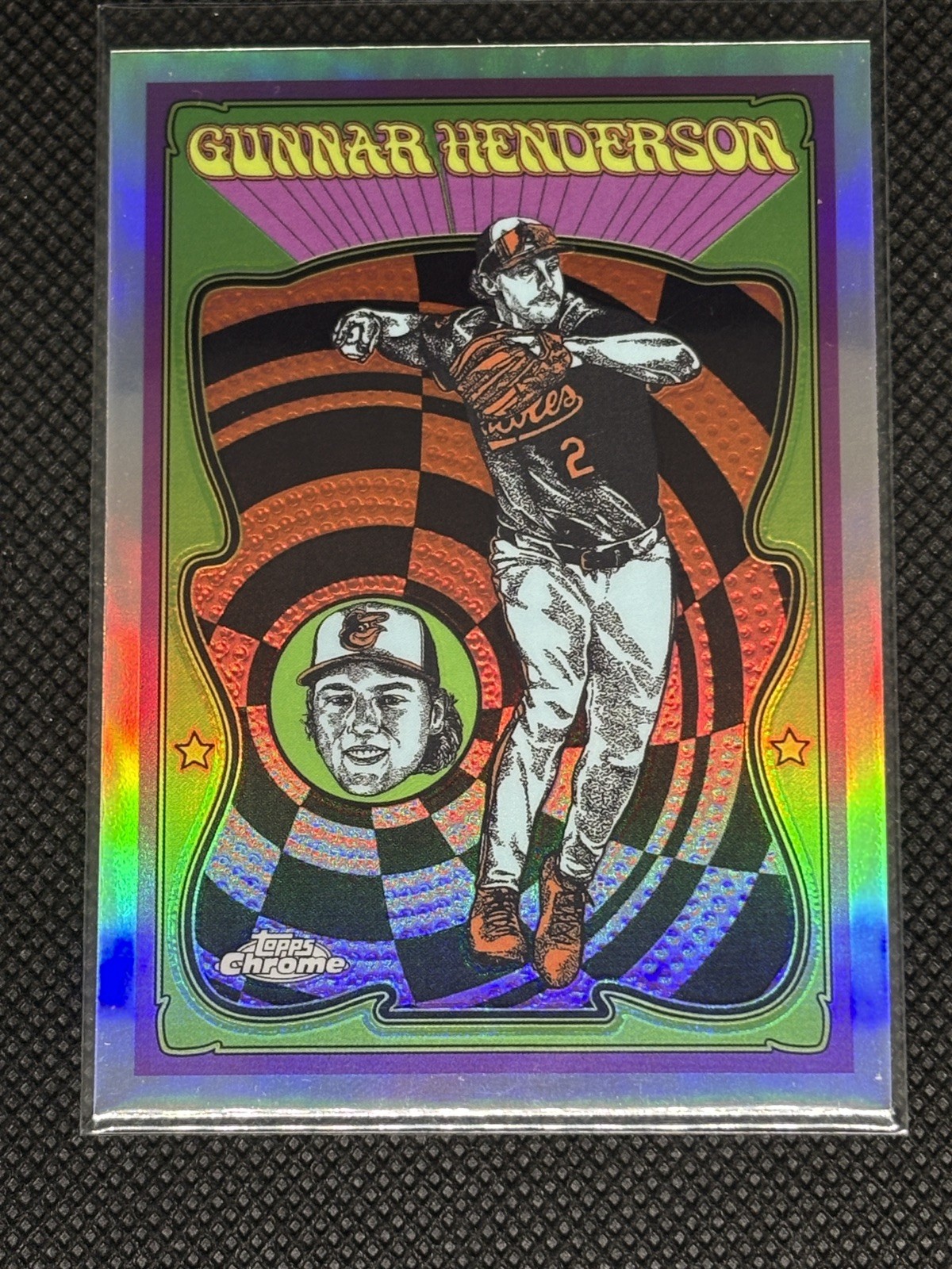 2025 Topps Chrome Ultra Violet All Stars UV-5 Gunnar Henderson Orioles Case Hit