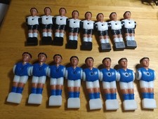 16 PCS Black  Blue Foosball Men Man Table Soccer player USA Seller Foosball