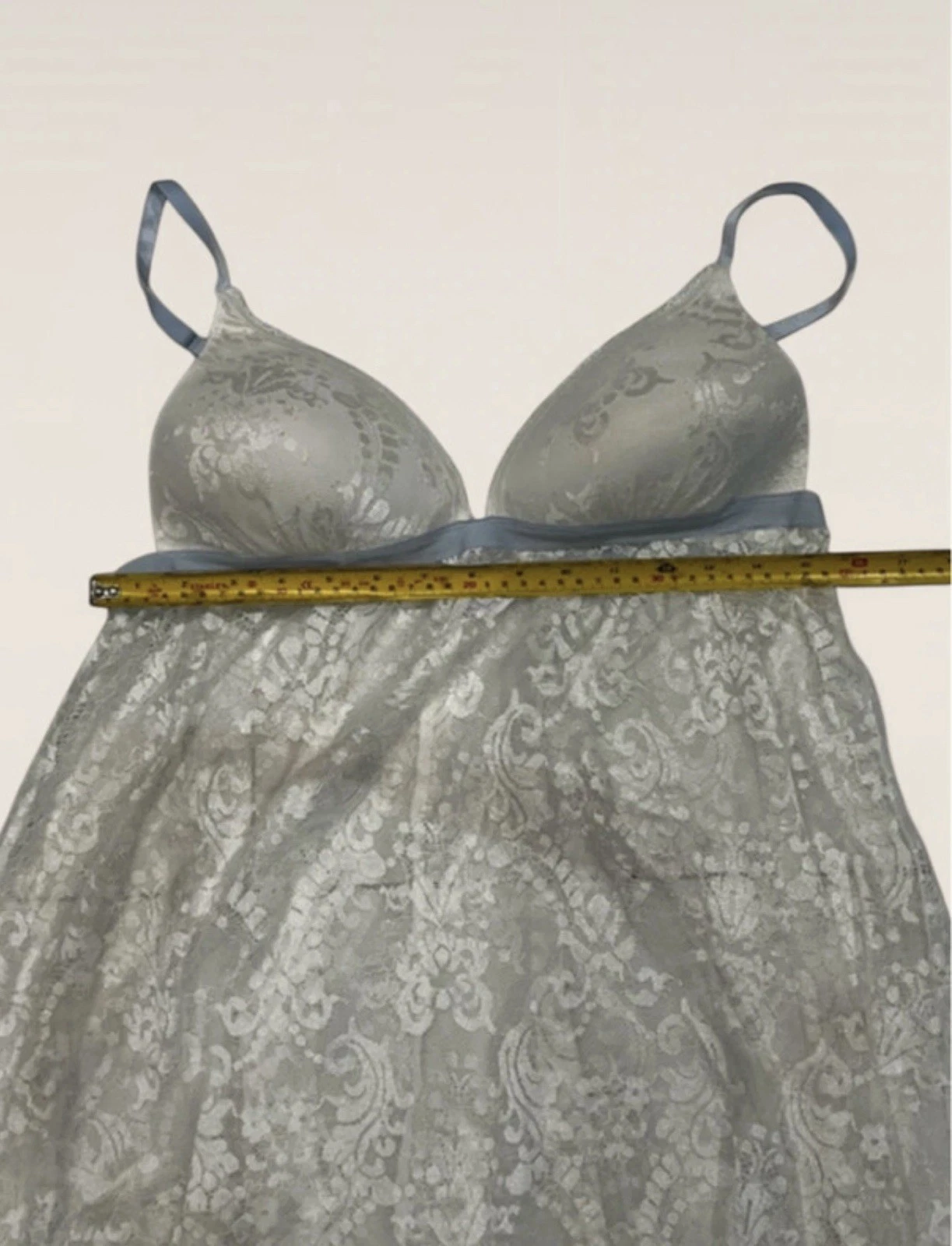 UNDERCOVER Abito slip pizzo bianco vintage anni 00 Y2K Secret Treasures taglia L fata capricciosa