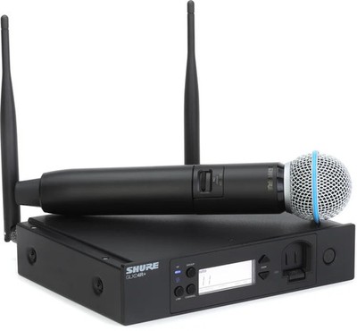 Shure GLXD24R+/B58A Digital Wireless Handheld System with BETA58A Capsule