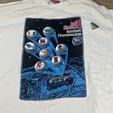Vintage NCAA Baseball Championship Shirt Mens XL College World Series Champion