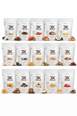 Nutri Plus 3K Eiweißpulver 1000g Proteinshake Eiweiß Vegan Fitness Sportnahrung