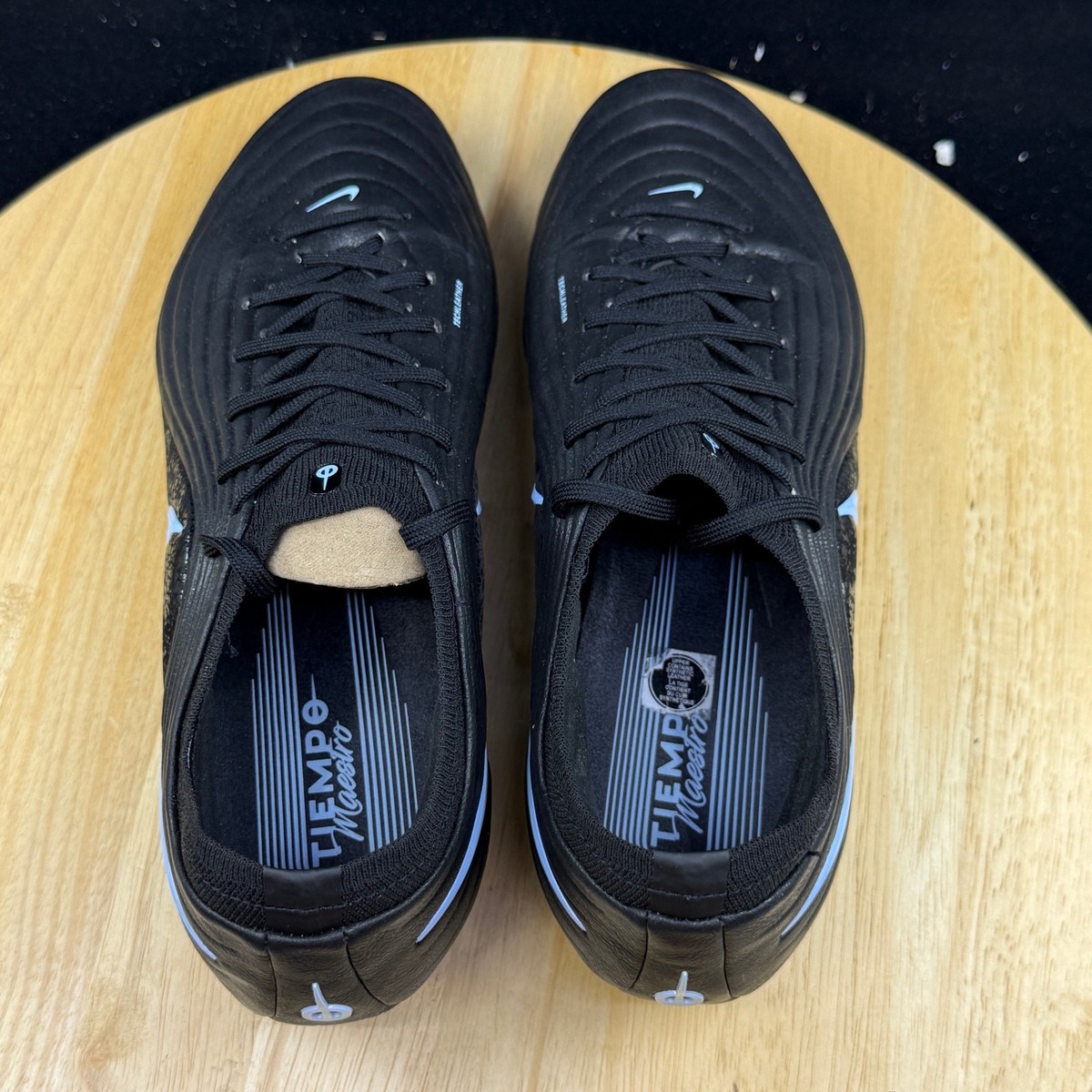 Nike Tiempo Maestro Elite FG \'Black Ice Blue\' Cleats Men’s Size 8.5 HQ3157-040 Nike Tiempo Maestro Elite AG-Pro Soccer Cleats – Black/Ice Blue main image 4