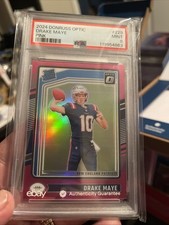 2024 Donruss Optic RC Drake Maye #229 PINK PSA 9 MINT 🔥🔥
