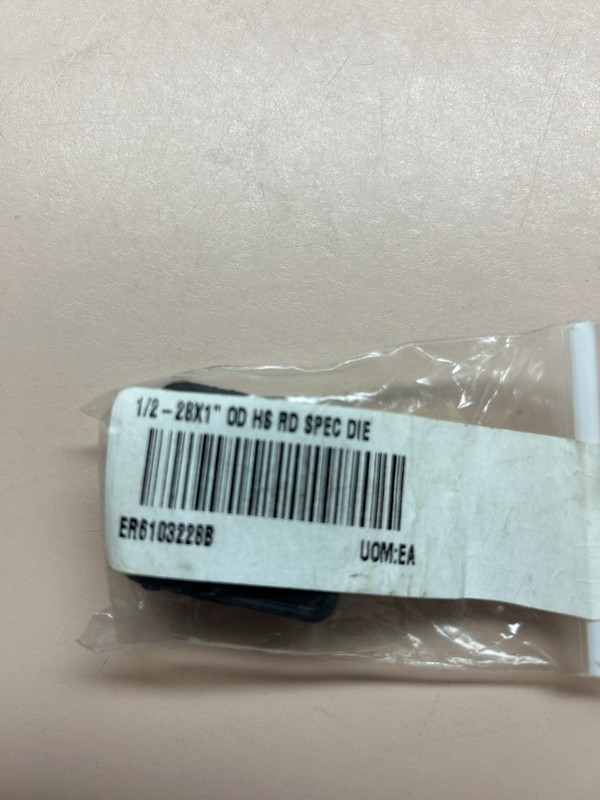 1/2”x28 Die. 1” OD