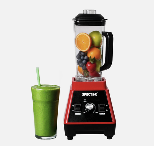 Spector 2L Commercial Blender Mixer Food Processor Juicer Smoothie Ice Crush Red