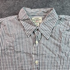 Ralph Lauren Polo Jeans Co. Mens XL Plaid Short Sleeve Button Down Shirt