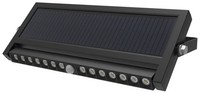 Luxula Solar Led-Wandleuchte, 10 W, 1000 Lm, Pir-Sensor, Schwenkbar
