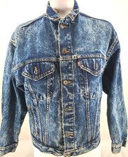 Vtg Levi Strauss & Co. Made in USA Collared Button Denim Blue Jacket Women's L