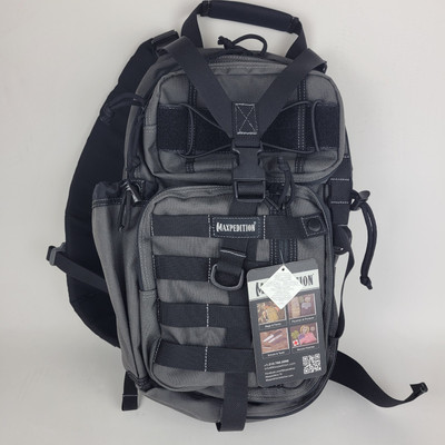 Maxpedition Sitka Gearslinger Wolf Gray 0431W Measures 10 1/2x7x18'' &Knife Patch