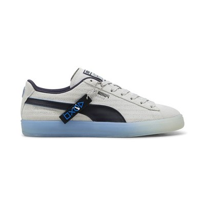 Puma Suede Playstation 39624601 Mens Gray Suede Lifestyle Sneakers