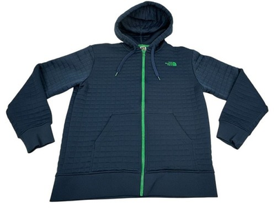 #ad The North Face Navy Blue amp; Green Slater Full Zip Thermal Jacket. Men#x27;s Size L $40.00