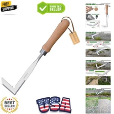 Ultimate 13-Inch Crack Weeder Tool | Lightweight Stainless Steel & Beech Handle