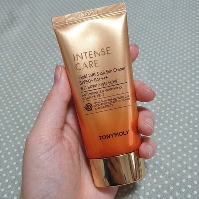 TONYMOLY Intense Care Gold 24K Snail Sun Cream SPF50+ PA++++ 50 ml Sunscreen