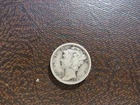 1918 Mercury Dime. VF