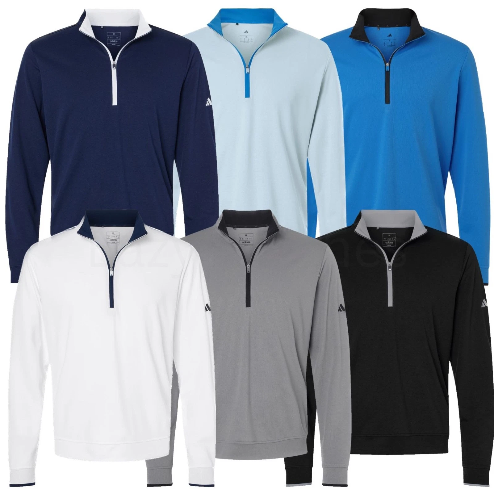 ADIDAS GOLF Men's S-2XL Lightweight Quarter-Zip Pullover, DriFit Athletic Jacket
