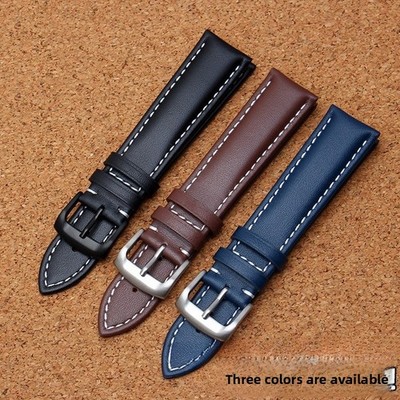 For Longines Spirit L3.810/L3.820 genuine leather watch band strap 20 21 22 24mm
