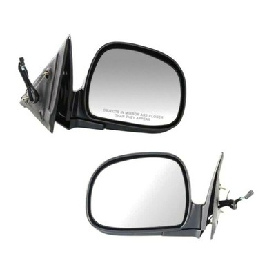 Pair Door Mirrors Right Left Paintable Power Non Heated Manual Folding 9617757