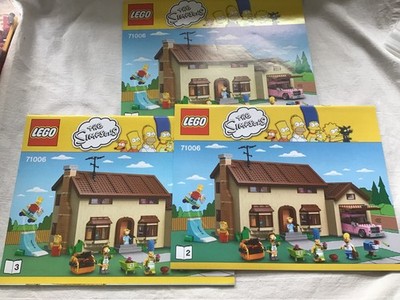 LEGO NUR ANLEITUNG für Set 71006 The Simpsons House - NEU!!