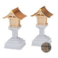 Takita Shoten Kasuga Lantern Pair LED Cordless Copper Roof 15.5cm New Japan