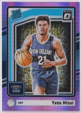 Yves Missi 2024-25 Panini Donruss Optic Pink Hyper Prizm Rated Rookie #265