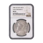 NGC MS62 1882-O/S Top-100 Morgan Silver Dollar VAM-4 Recessed 6