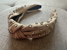 Unbranded Jeweled Knotted Headband Crystal