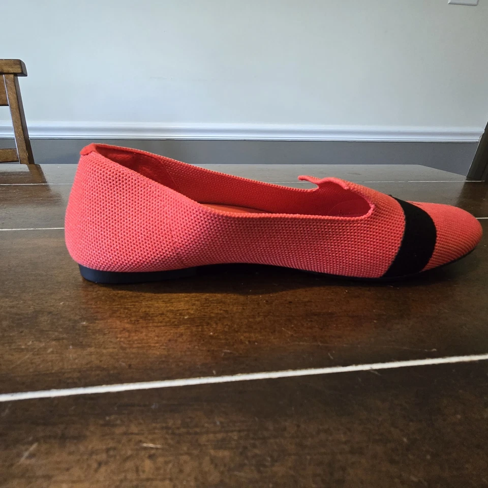 VIVAIA Audrey Dachshund Perro Mocasines Zapatos Sin Cordones Rojo Para Mujer Talla 10 EUR 41 Foto 4 de 4