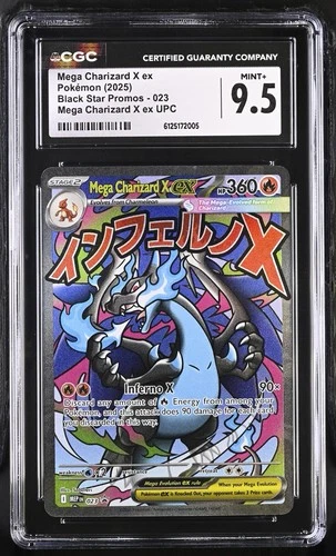 CGC 9.5 Mega Charizard X Ex 023 Promo