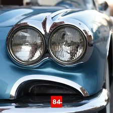 Chevrolet Chevy Corvette C1 C2 C3 Stingray 4X Headlights EU E-Approval Mark