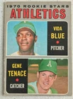 1970_ #21 A'S Rookie Stars Vida Blue - GENE TENACE