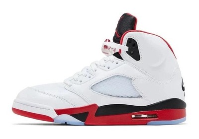 Jordan Air Jordan 5 ブラック/レッド Nike Air Jordan 5 V Retro Satin Bred Black Red Size 7Y | eBay