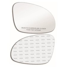 Replacement Mirror Glass with Adhesive for VW 06-10 Jetta 05-10 Passat