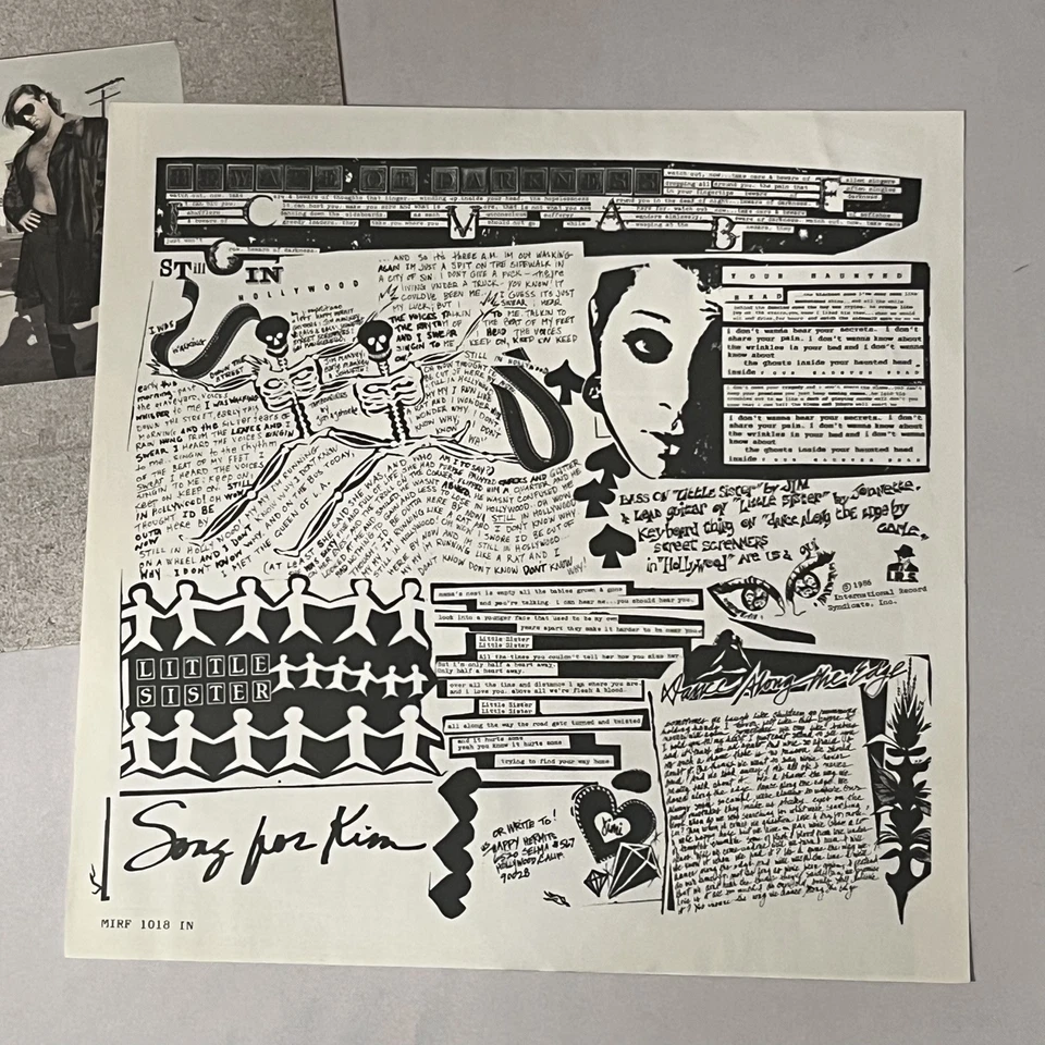 CONCRETE BLONDE - Self-Titled Album - UK 1st Press Vinyl LP - 1986 I.R.S. 5835 Foto 4 de 4