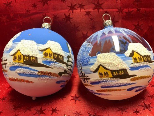 Christbaumkugel "Midi" Glas-Kugel Weihnachtskugel Baumbehang Handarbeit Lauscha - Bild 16 von 44