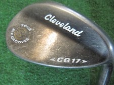 CLEVELAND CG 17, TOUR ZIP GROOVES 58/12 LOB WEDGE, CLEVELAND WEDGE FLEX STEEL