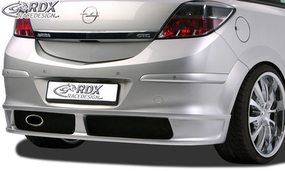 RDX rear apron for Opel Astra H GTC rear apron diffuser rear PUR ABS
