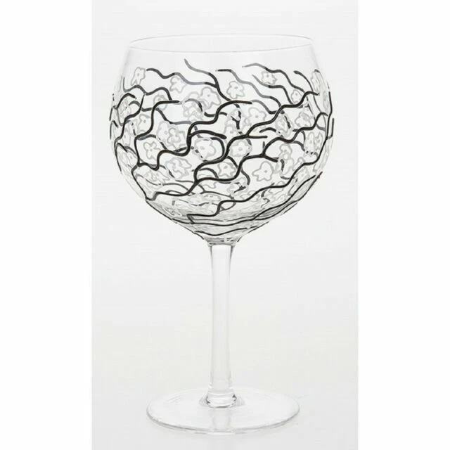 Glass Black Gin Glasses