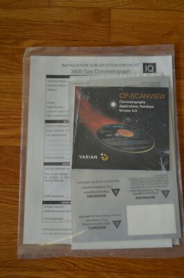 Varian CP-Scanview Chromatography Applications Database 6.0